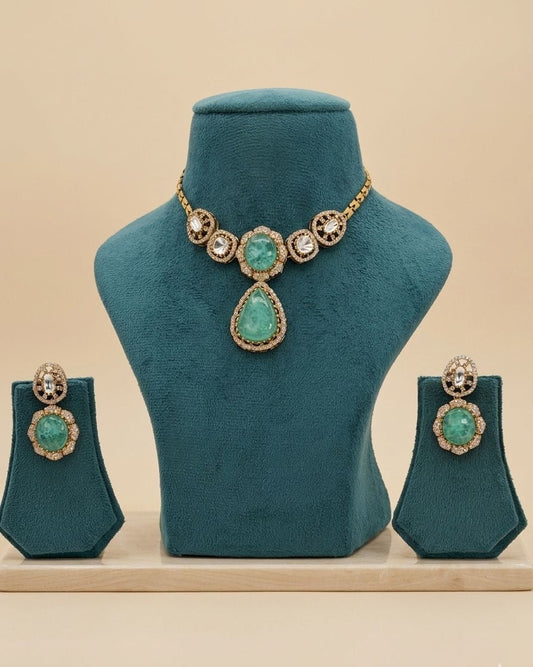 Gold plated choker