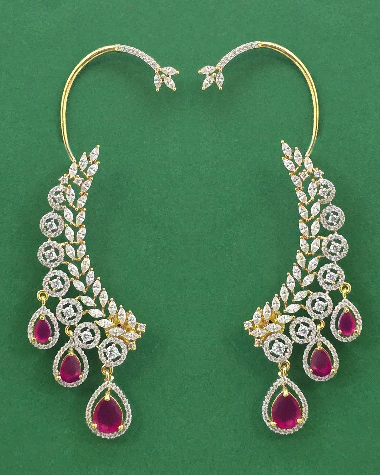 American Diamond earcuffs