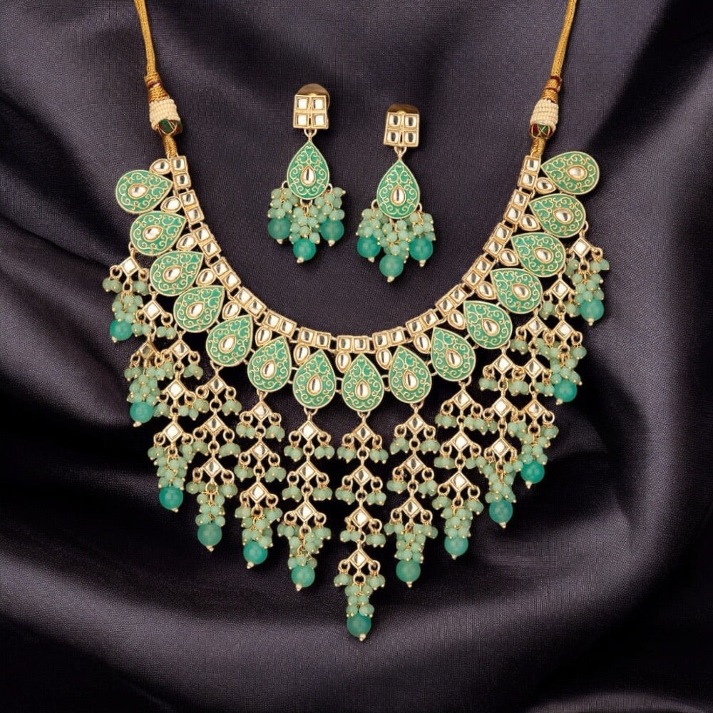 Indo western necklace set