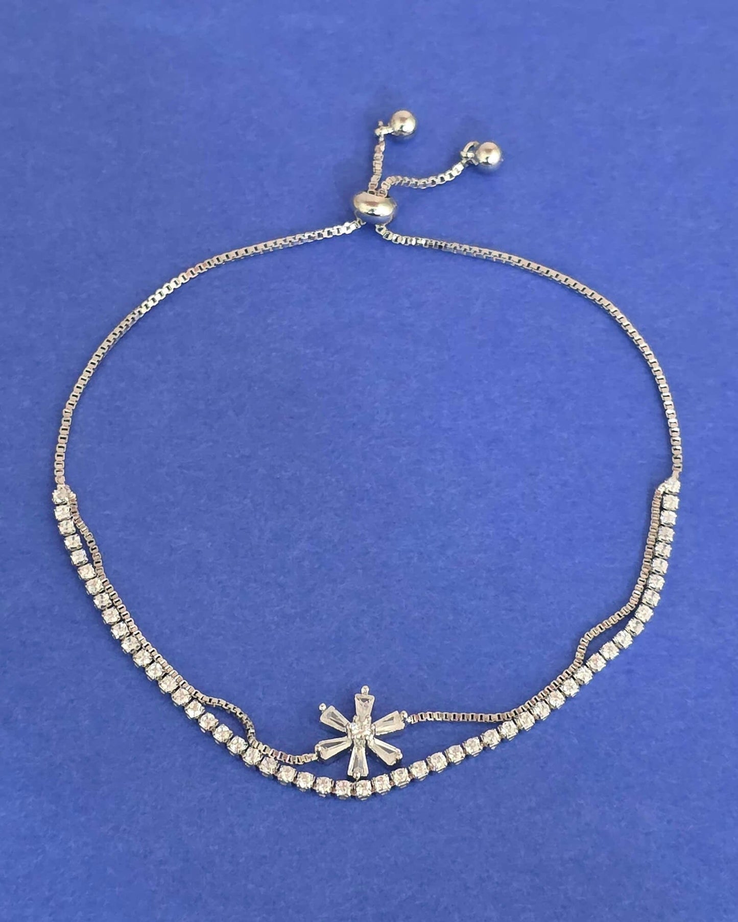 American Diamond adjustable bracelet