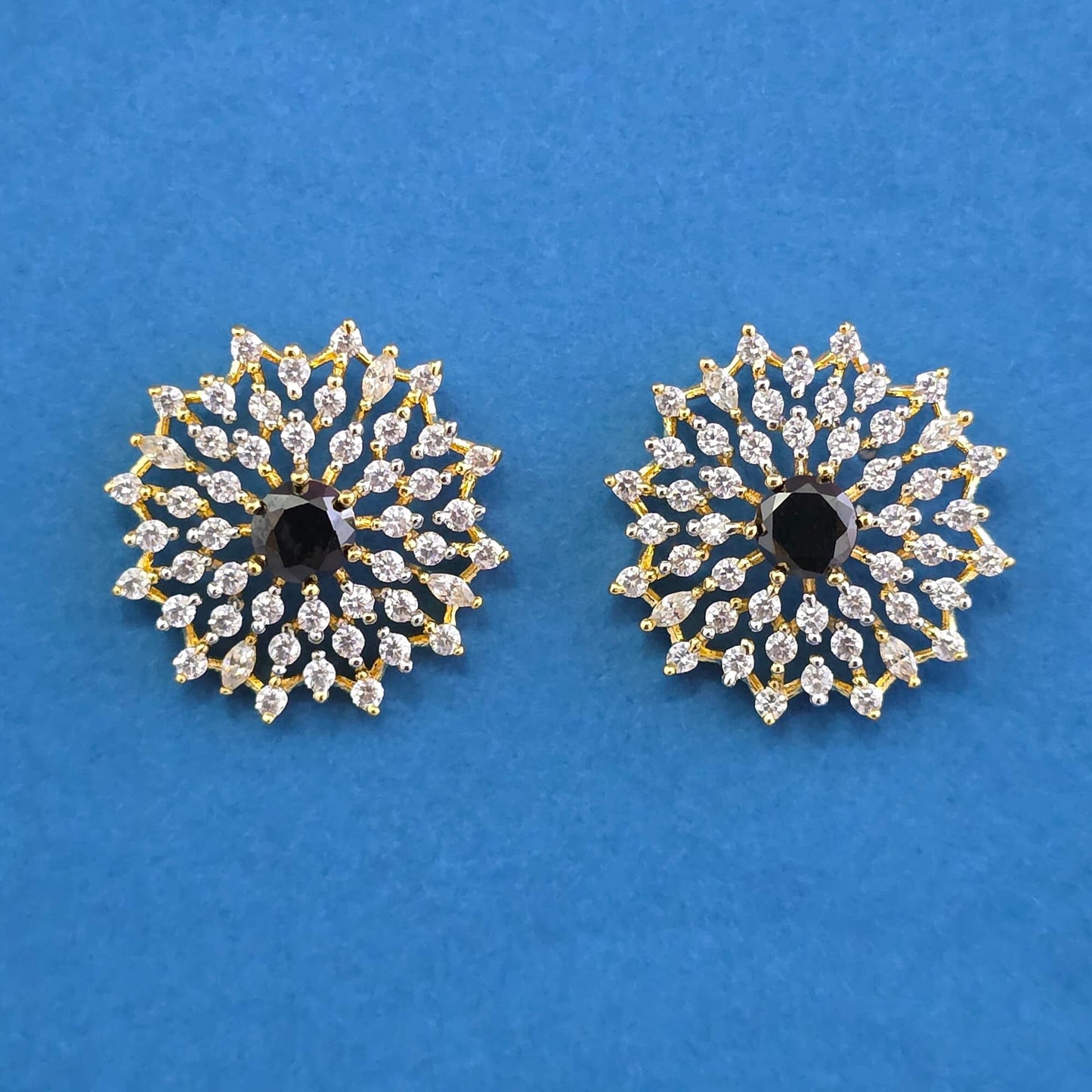 Gold plated American Diamond studs