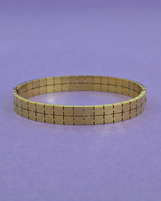 Gold plated anti tarnish western bracelet