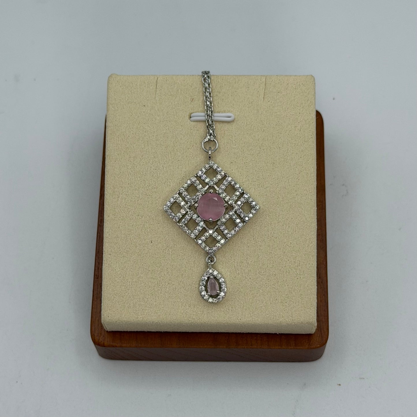 Silver American Diamond tikka