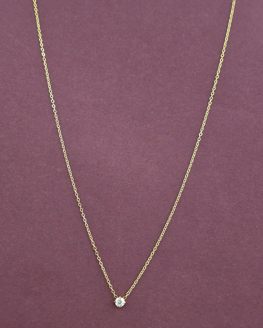 Gold plated necklace