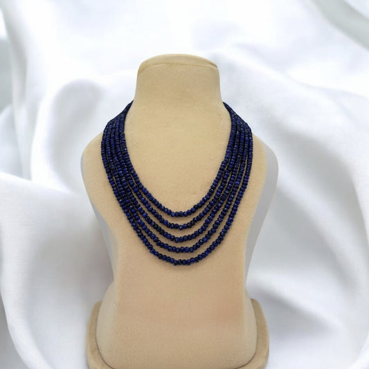 Five layer blue mala