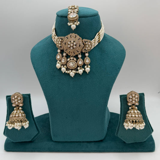 Sabhyasachi inspired heritage collection with choker set