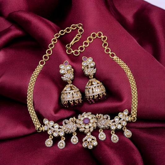 Gold plated choker
