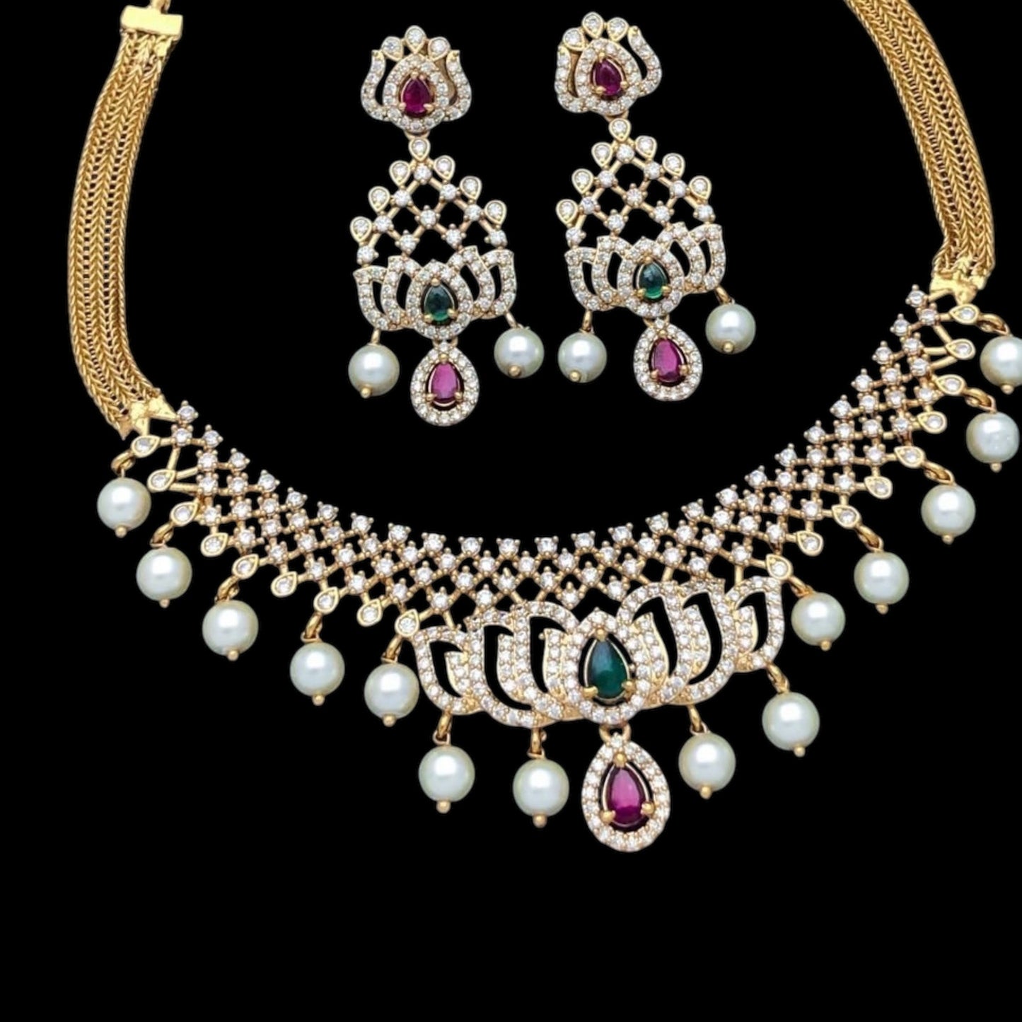 Lotus necklace set