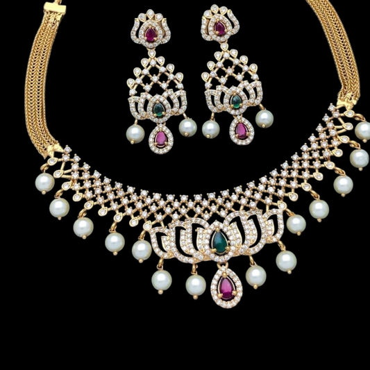 Lotus necklace set
