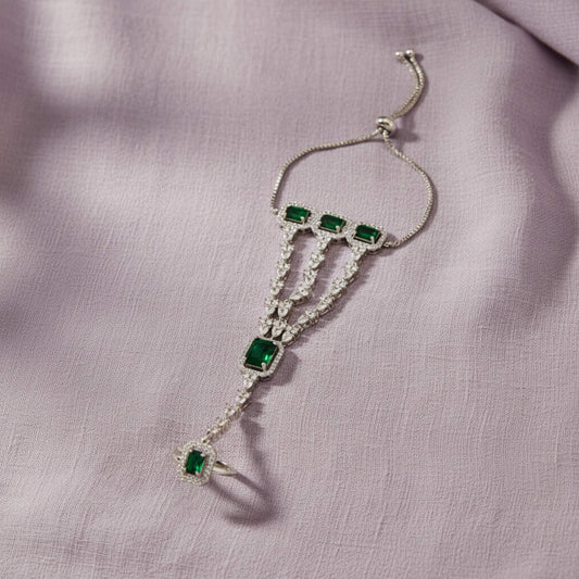 Silver American Diamond hath pan