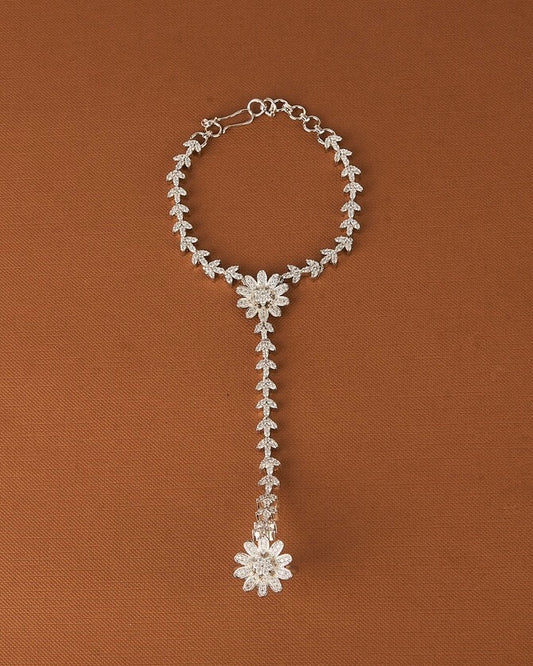 Silver plated American Diamond hathful