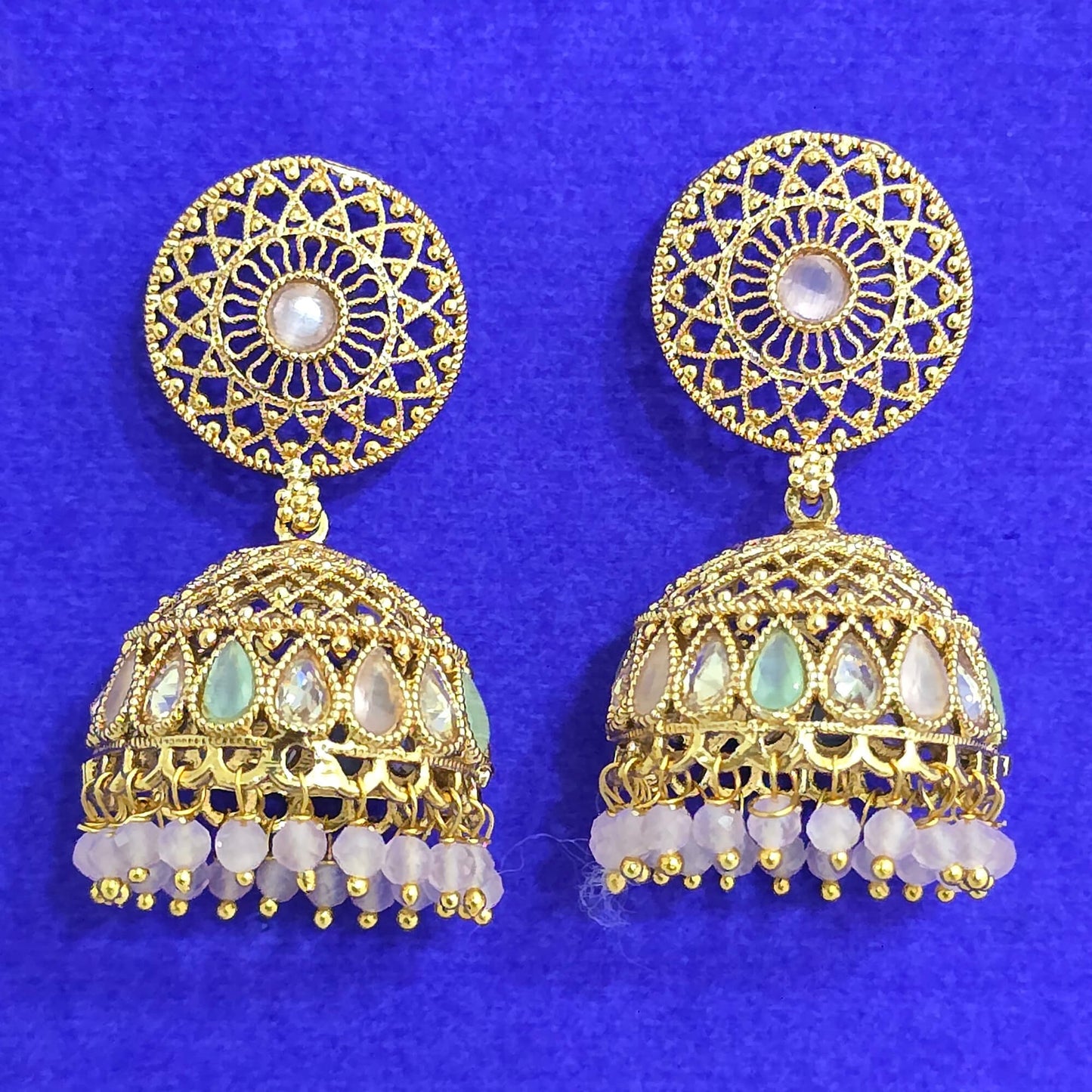 Gold plated jhumki