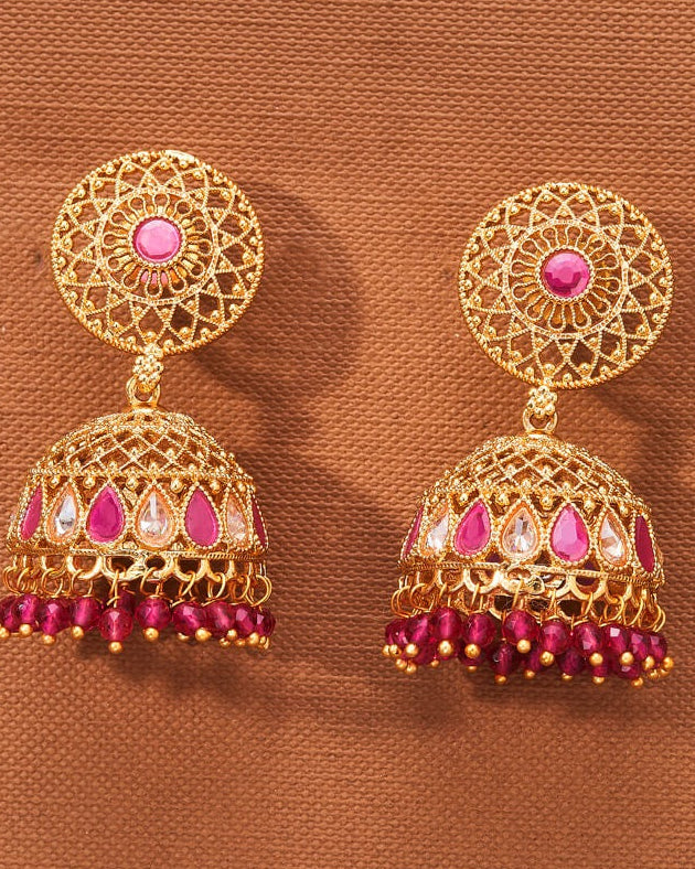 Gold plated jhumki