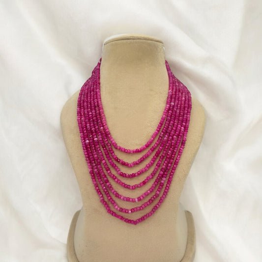 Seven layers pink mala