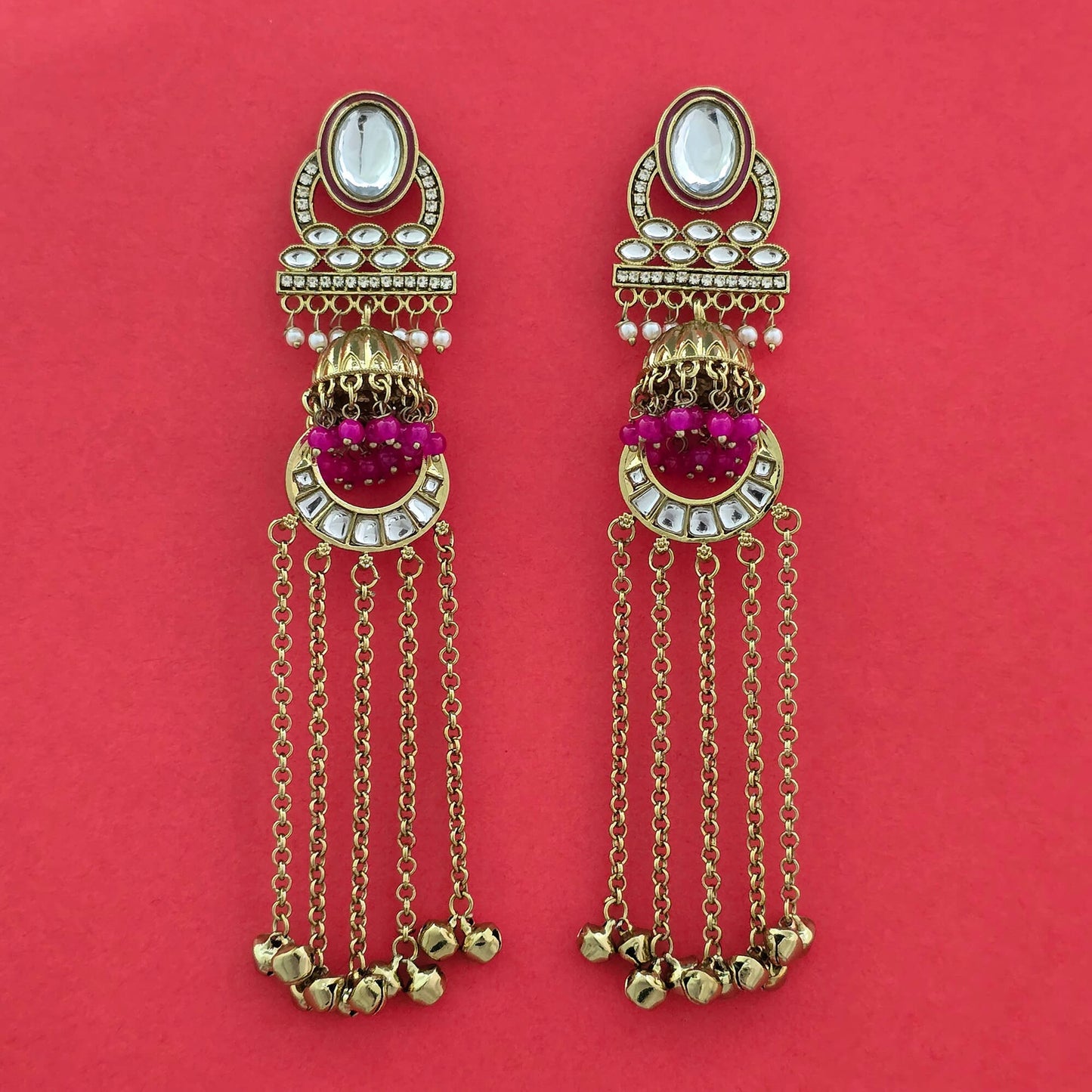 Victorian polish Kashmiri earrings