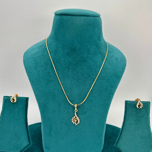 2tone AD pendant set