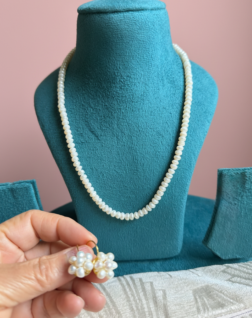 Pearls necklace set