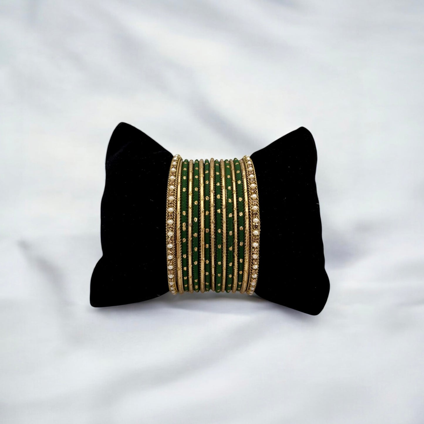 Green bangles set