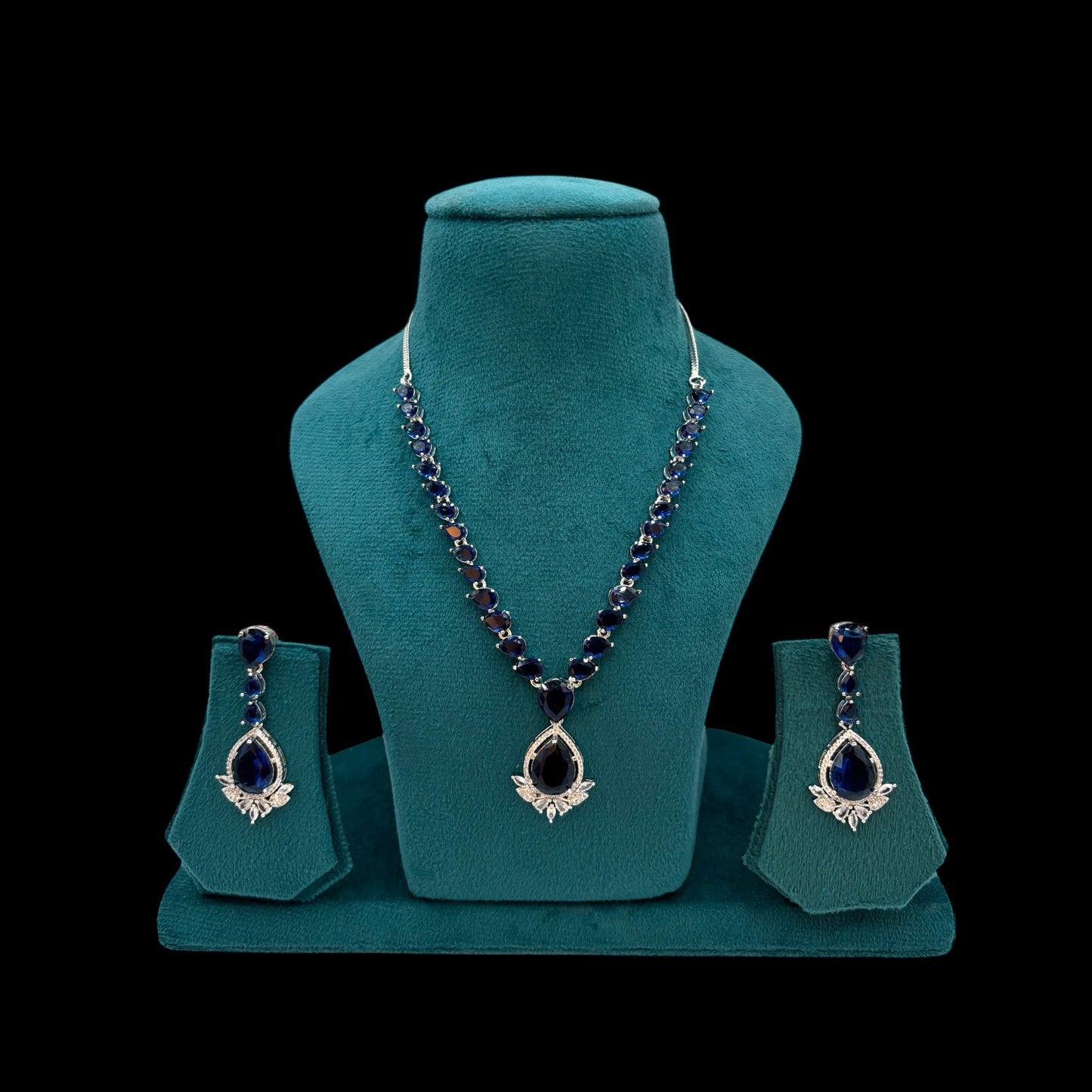 American Diamond necklace set with earrings