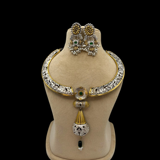 Fusion hasli set/necklace set