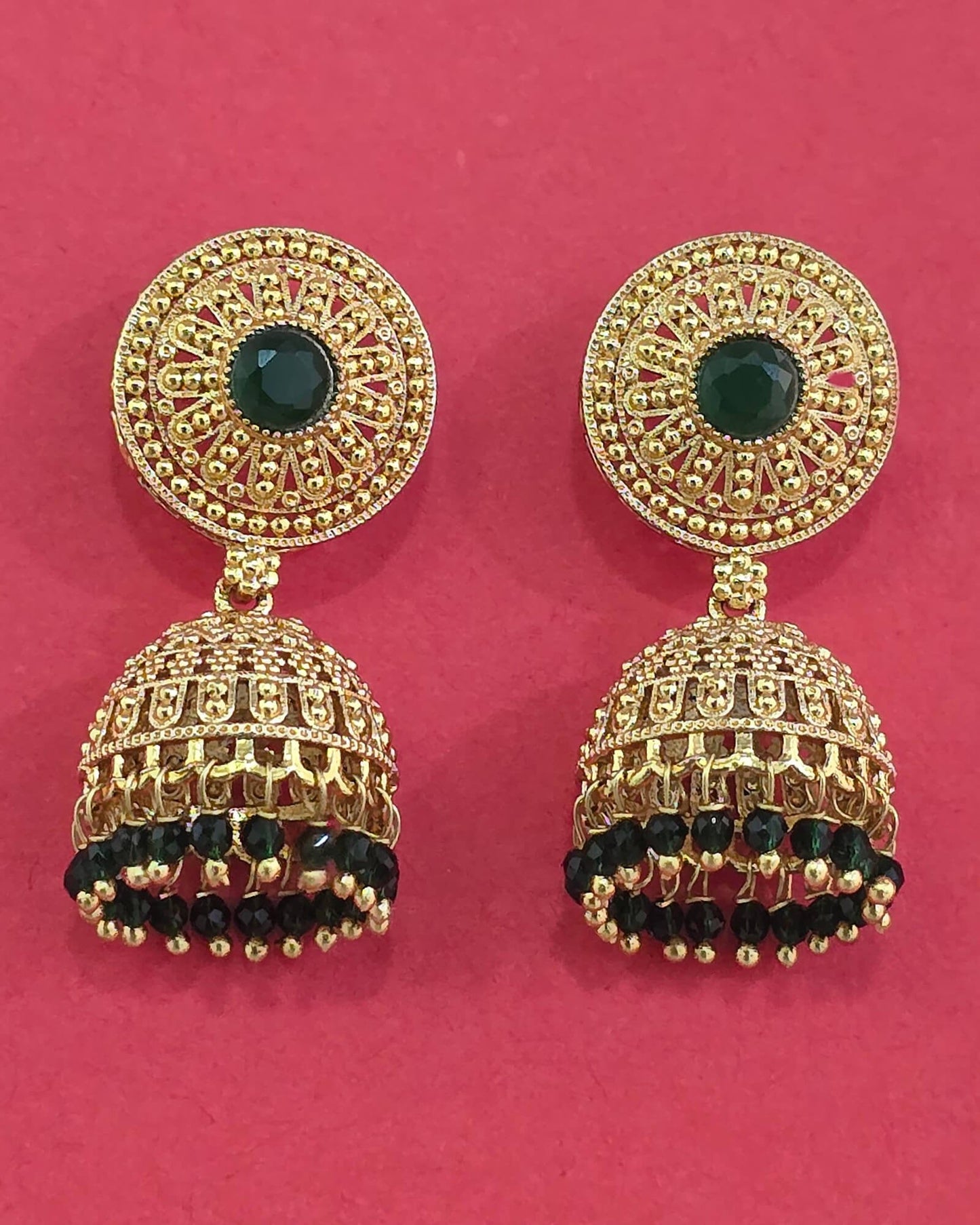 Gold plated jhumki