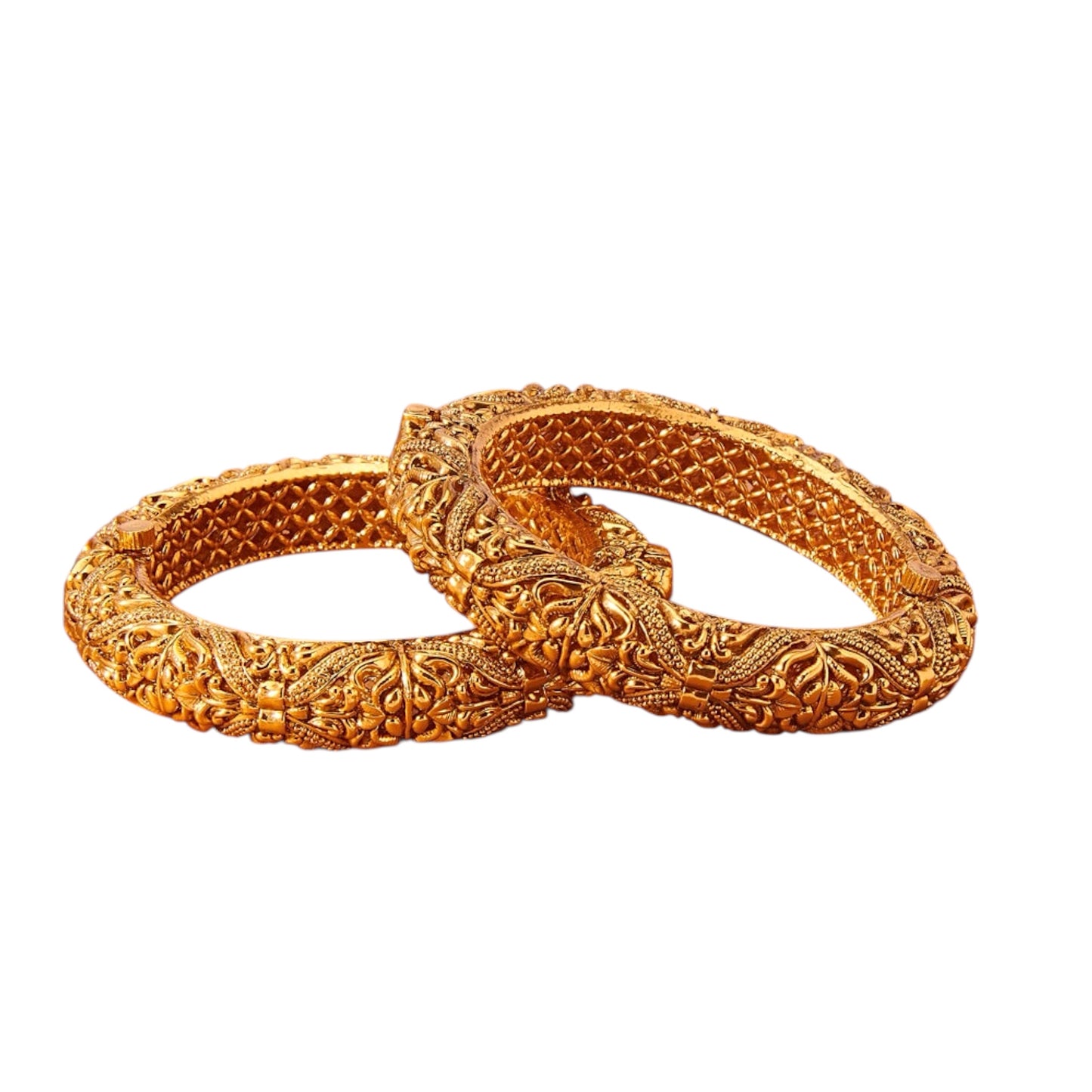 Antique gold openable kadas