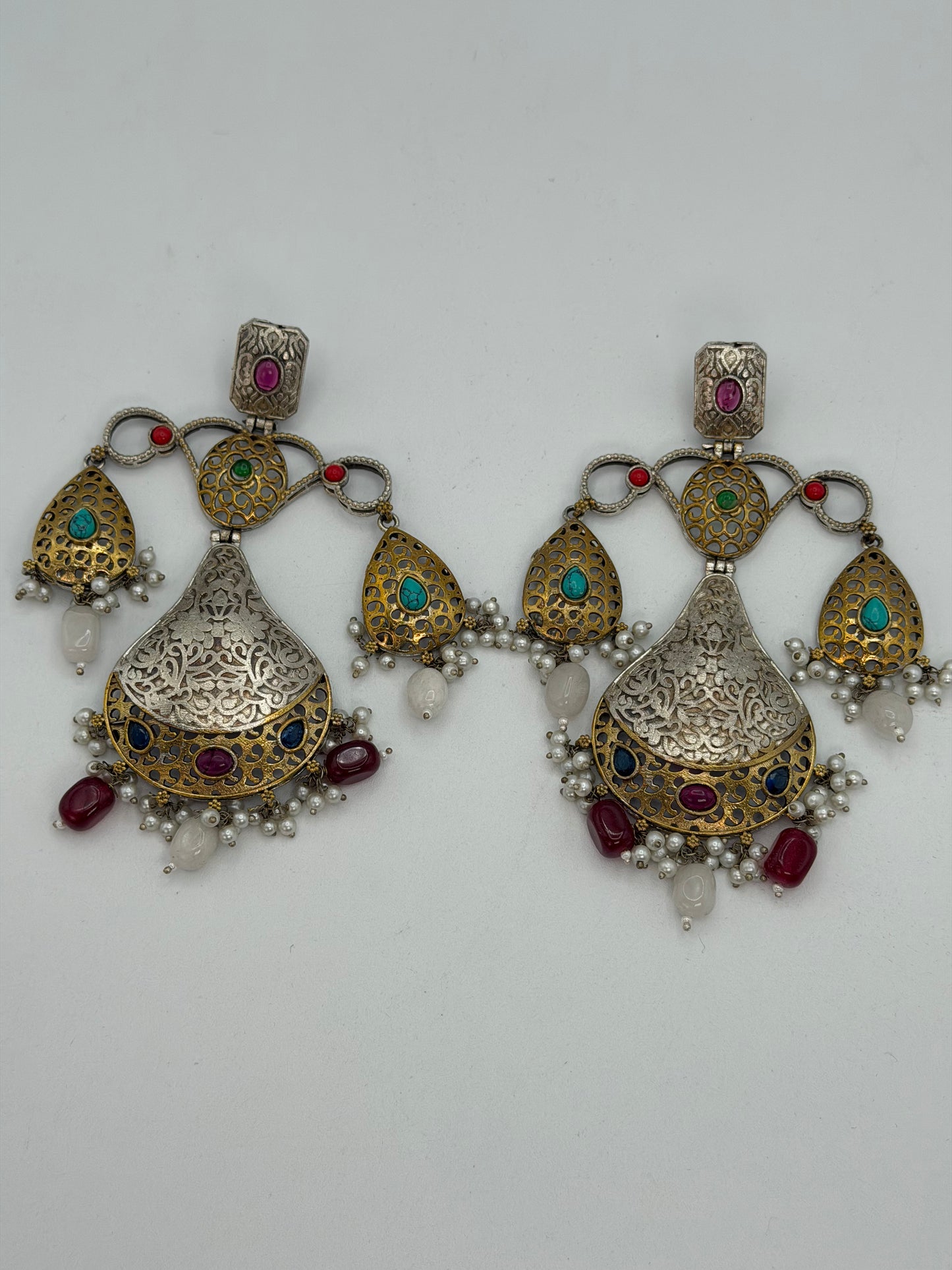 Handmade statement earrings