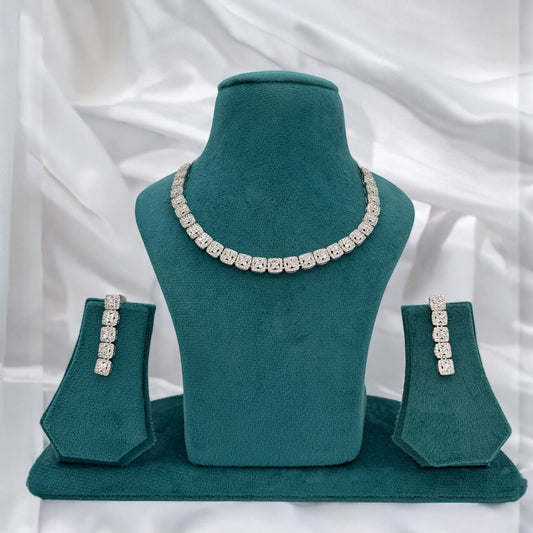 White AD necklace set