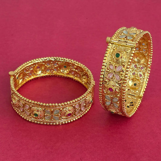 Gold plated openable kadas