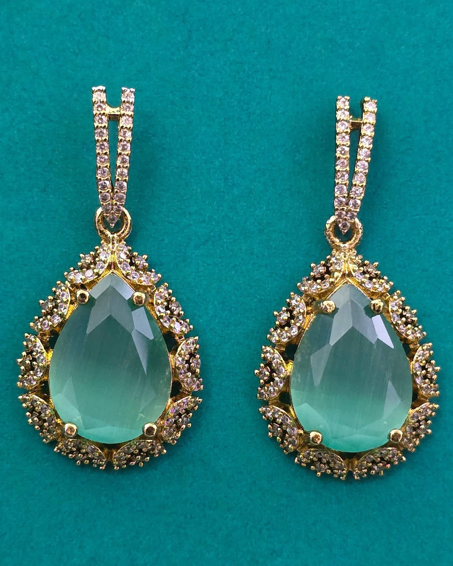 Victorian polish American Diamond earrings