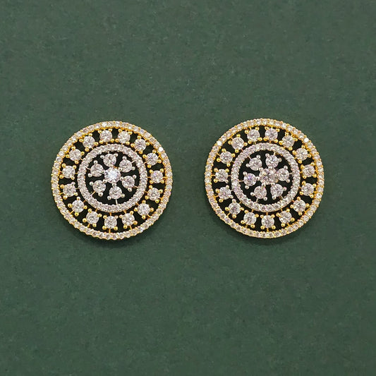 2tone American Diamond studs