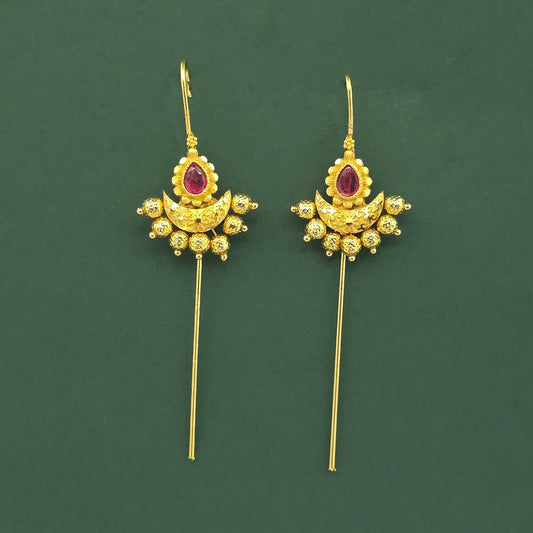 Gold plated ear cuffs