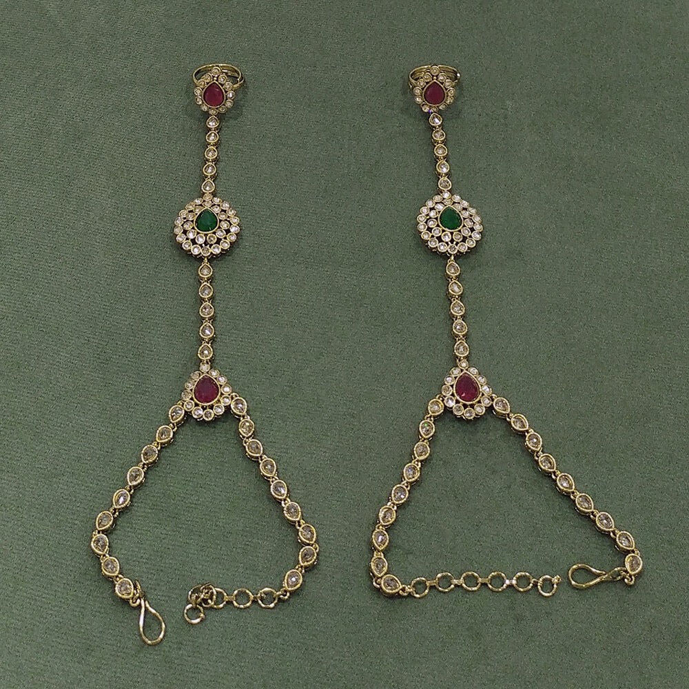 Antique classic hath pan with mehndi plating