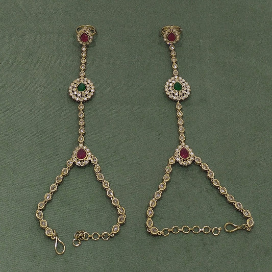 Antique classic hath pan with mehndi plating