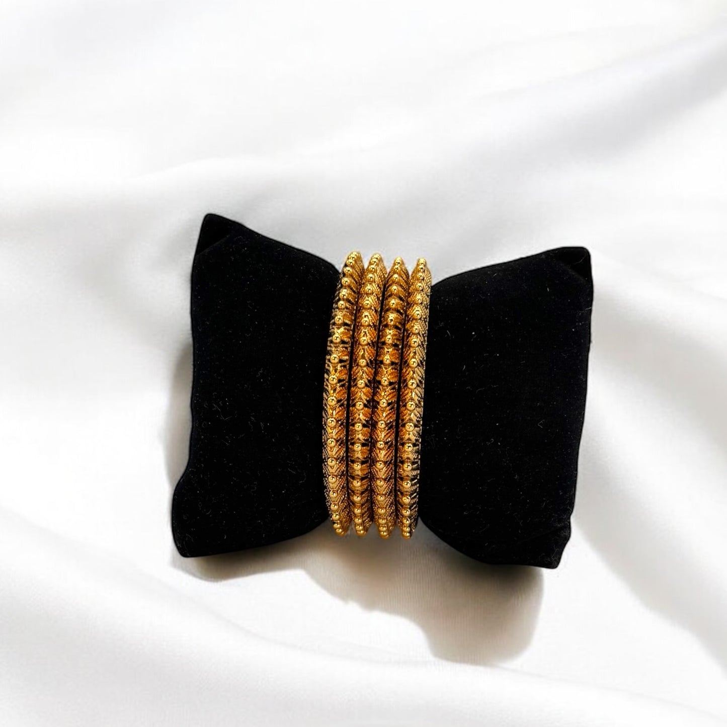 Gold plated bangles