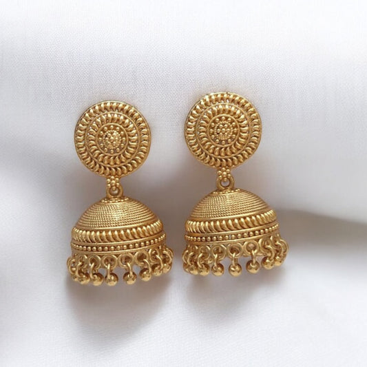Gold plated jhumki