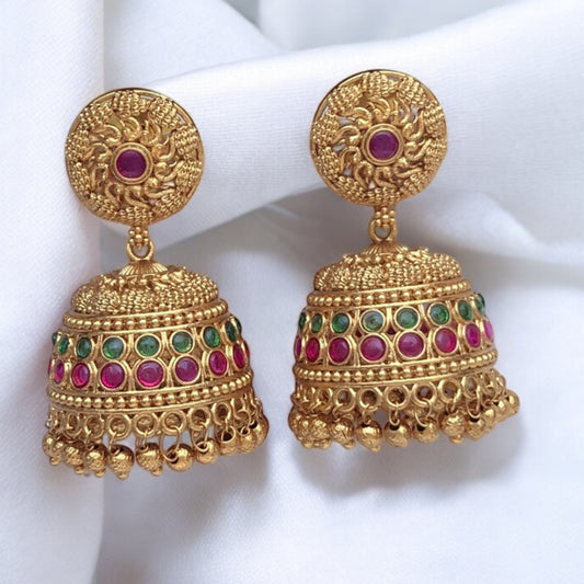 Matte finish jhumki