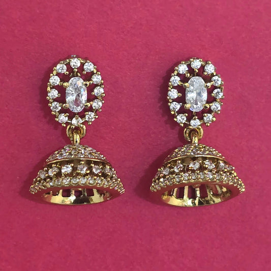 Victorian polish small jhumki