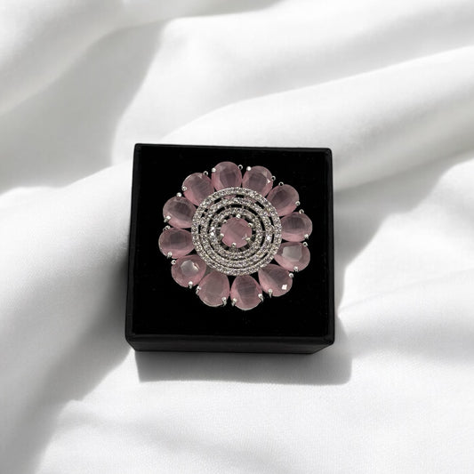 Silver American Diamond ring