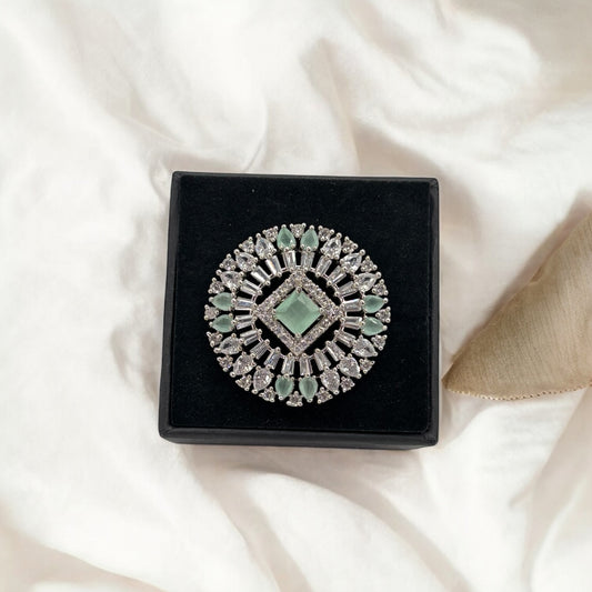 American Diamond adjustable ring