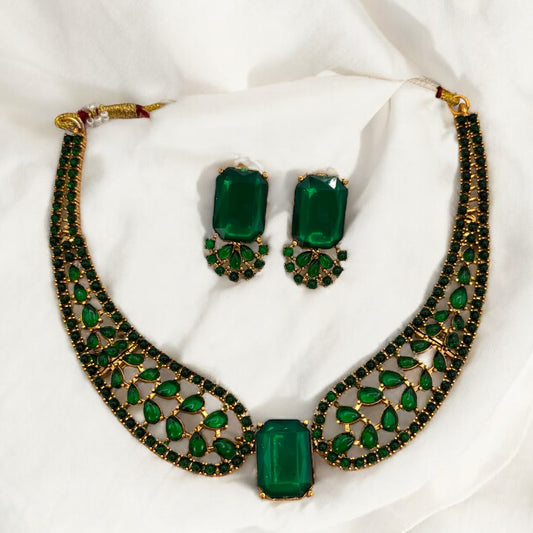 Gold plated green hasli