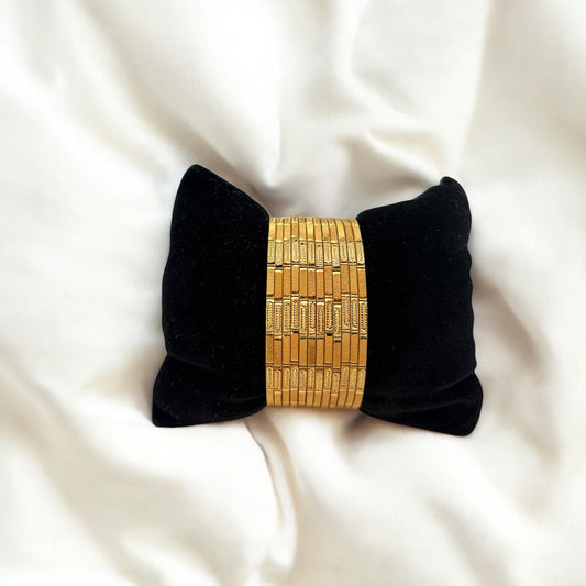 Gold plated bangles