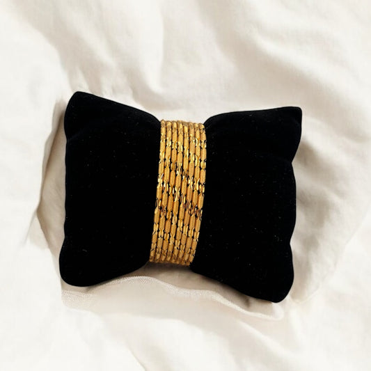 Gold plated bangles