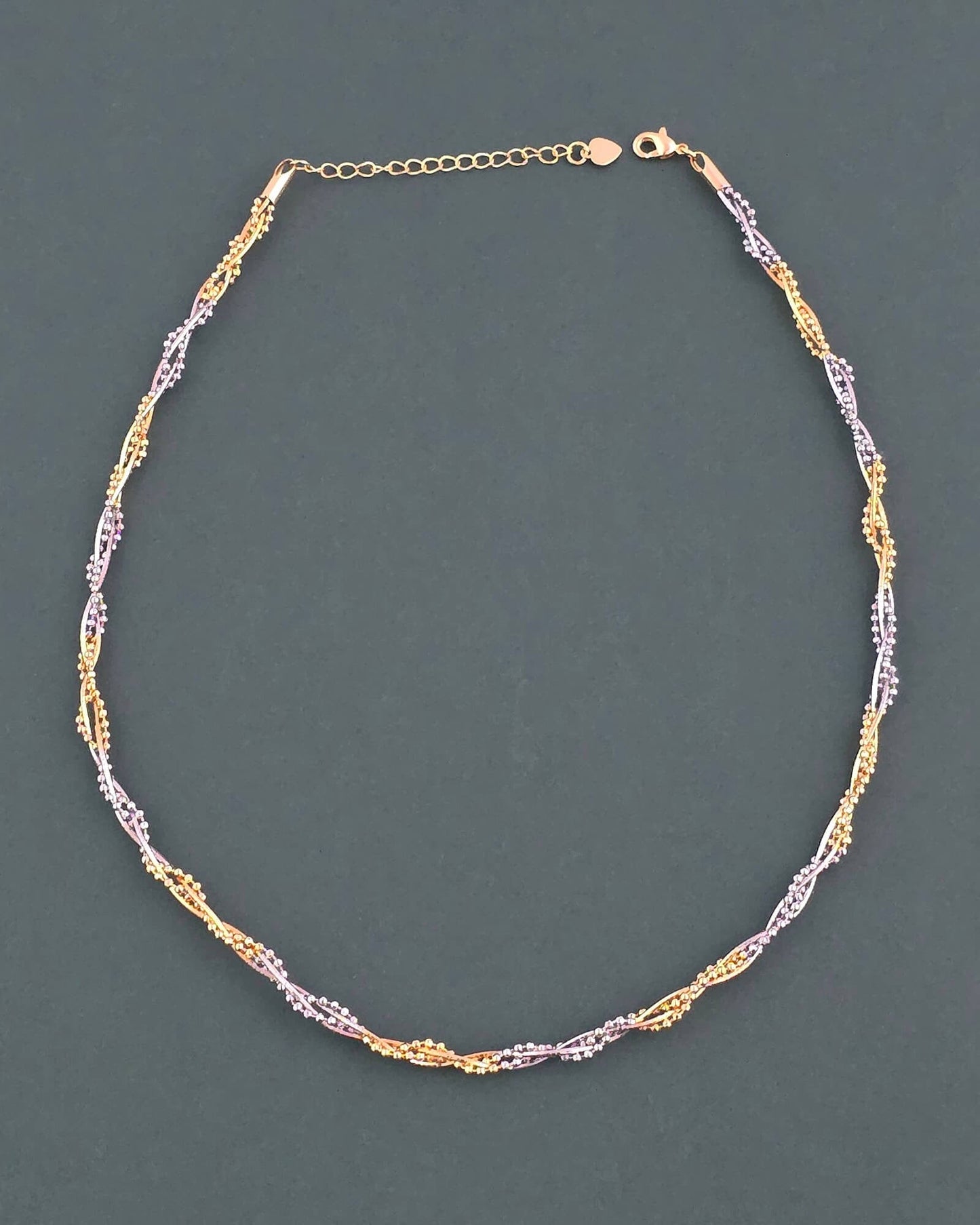 Anti tarnish 2tone chain