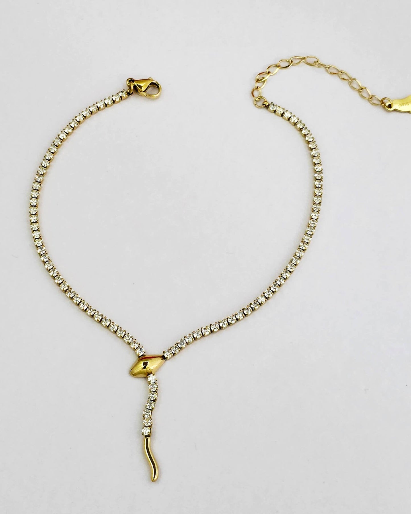 Gold plated western anklet