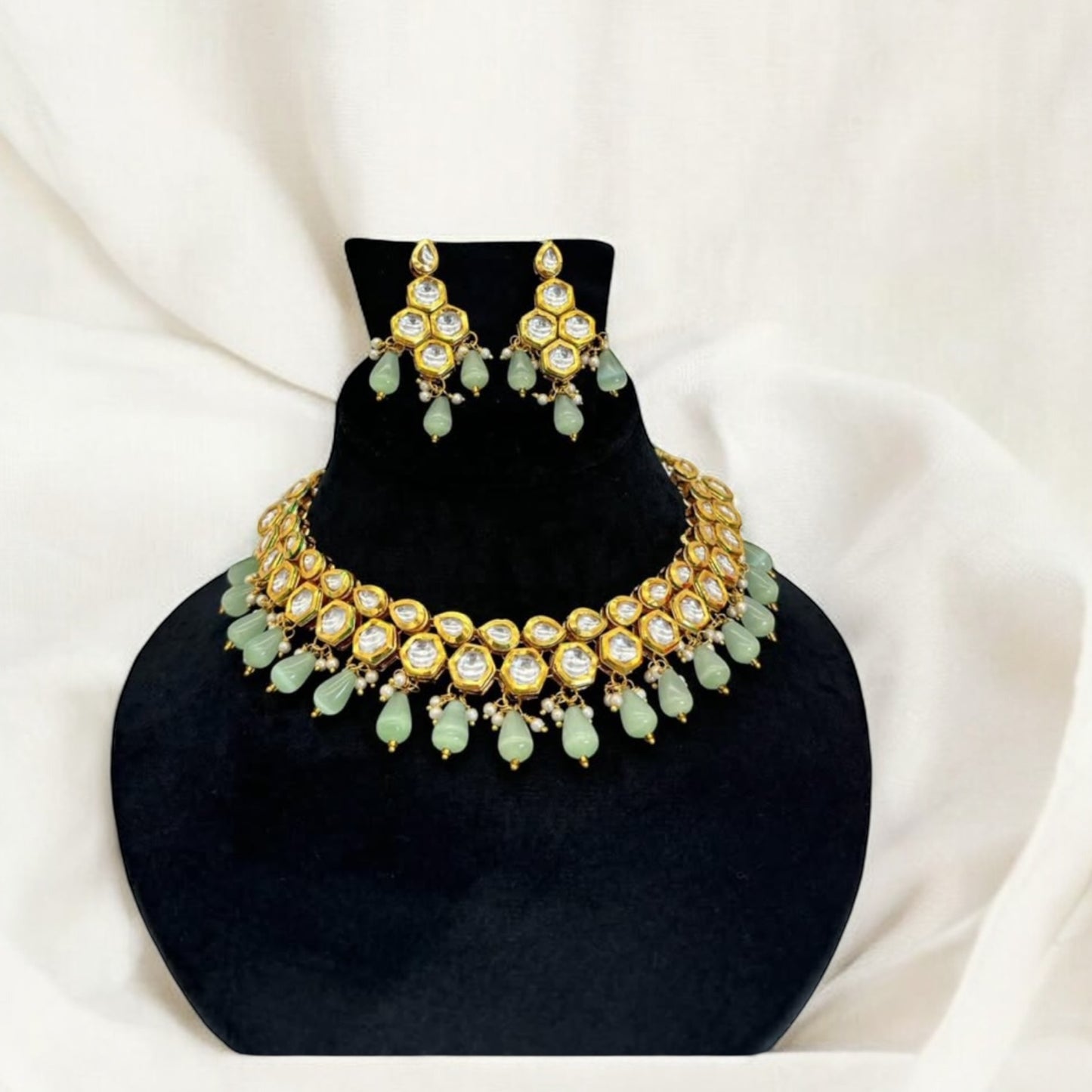 Kundan necklace set