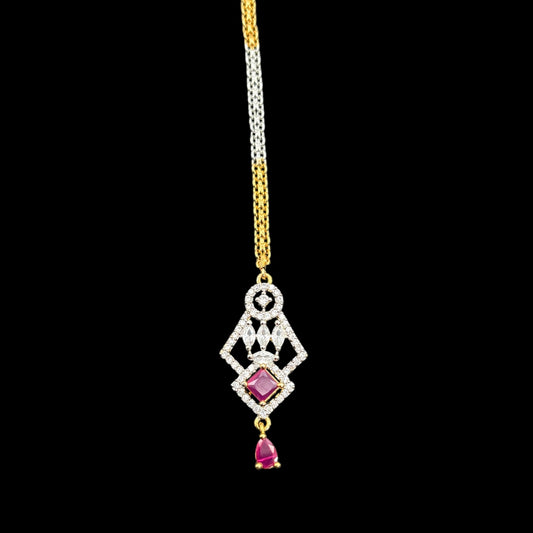 American Diamond mang tikka