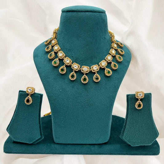 Kundan necklace set