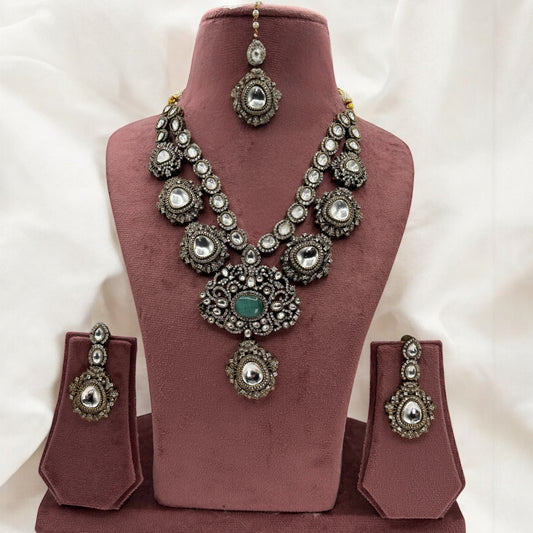 Premium moissanite necklace set