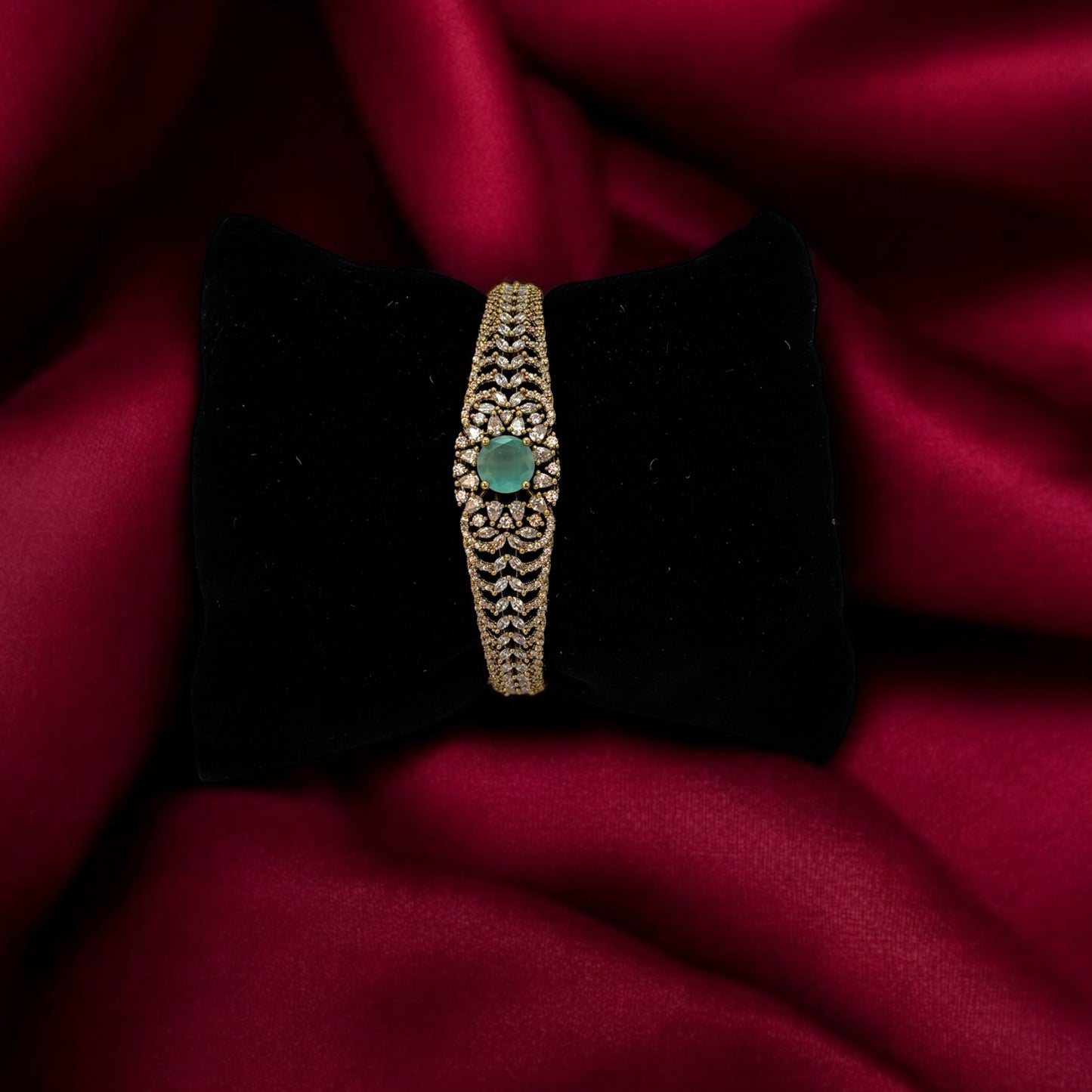 American Diamond bracelet with matte finish
